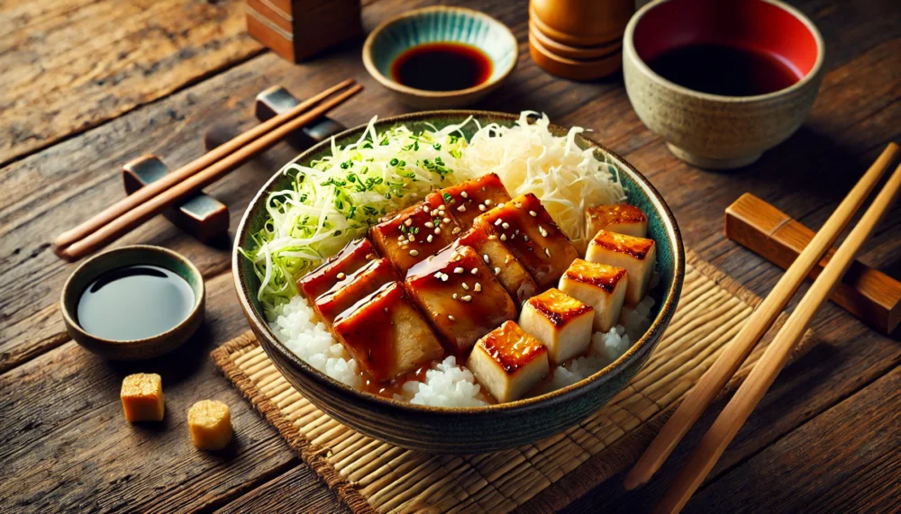 お麩チャーシュー丼